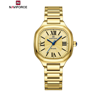 Naviforce NF5042 Elegant Commuter Ladies’ Waterproof Stainless Steel Watch With Gift For Girls (GGG) in KSA