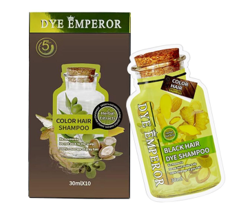 Hair Dye Shampoo – Natural Herbal Formula For Grey Hair Coverage, Easy Use, Long-lasting Color in UAE