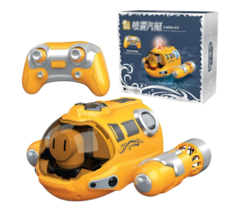 MACON Yepofe Remote Control Boat Pool Toys For Kids, 2.4Ghz Fast RC Boat Water Toy, Light Up Spray In Arabic in UAE