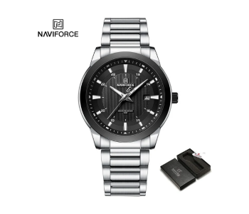 NF8030 Original Fashion Business Date Quartz Waterproof Watch SB in KSA