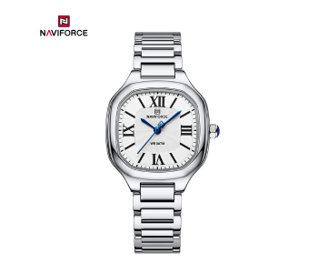 Naviforce NF5042 Elegant Commuter Ladies’ Waterproof Stainless Steel Watch With Gift For Girls (SWS) in KSA
