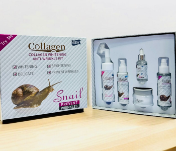 Collagen Whitening Anti-Wrinkle Facial Kit | Snail Extract 5-in-1 Skincare Set in UAE