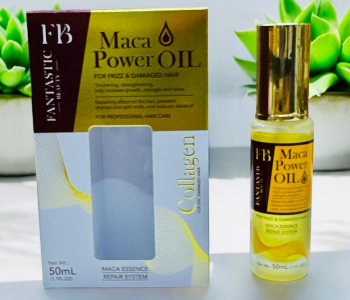 FB Maca Power Oil 50ml | Collagen Hair Repair Oil For Frizz, Damage & Hair Growth in UAE