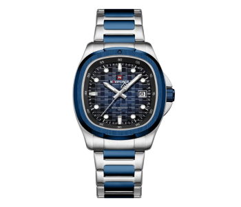 Naviforce Men's Analog Quartz Watch With Date | Leather Strap | Model: NF-9240 in UAE