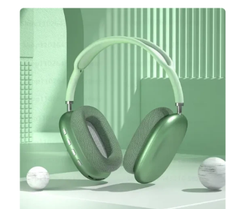 P9 Pro Max Bluetooth Headphones – Wireless Hi-Fi Headset With Noise Cancelling & 30H Battery Green in KSA