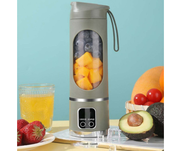 Unspecified Portable Blender With LED Battery Display, 450ml Capacity, Ice Crushing Power - Rechargeable Smoothi in UAE