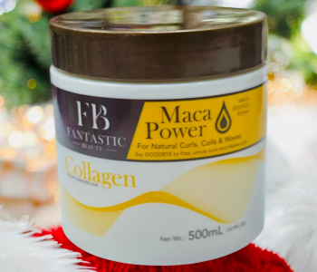 FB Maca Power Hair Cream 500ml | Collagen Curl Definer & Frizz Control For Coils & Waves in UAE