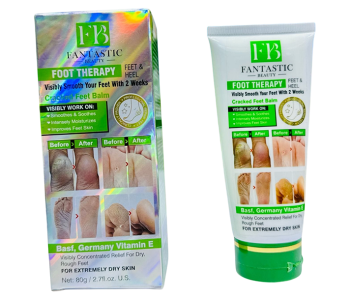 Fantastic Beauty Foot Therapy Cracked Feet Balm – Smooth & Moisturize Dry Feet, 80g in UAE