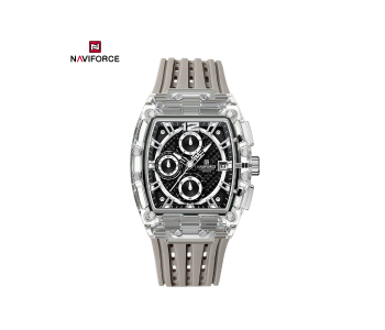 NF7105 Sports Transparent Waterproof Quartz Silicone Multifunctional Chronograph Men Watch SBGY in KSA