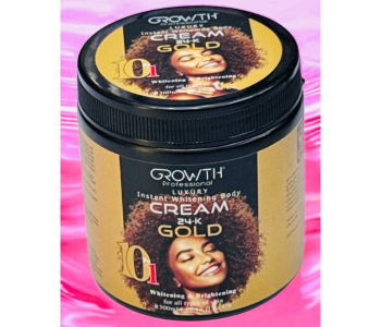 Growth 24K Gold Whitening Body Cream 300ml | Brightening Moisturizer For All Skin Types in UAE