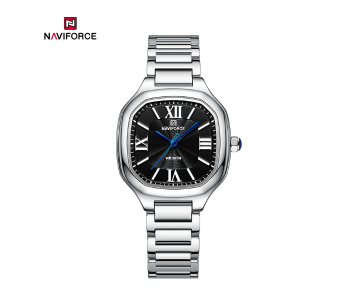 NF5042 Elegant Commuter Ladies’ Waterproof Stainless Steel Watch With Gift For Girls (SBS) in KSA