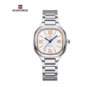 Naviforce NF5042 Elegant Commuter Ladies’ Waterproof Stainless Steel Watch With Gift For Girls (SRGS) in KSA