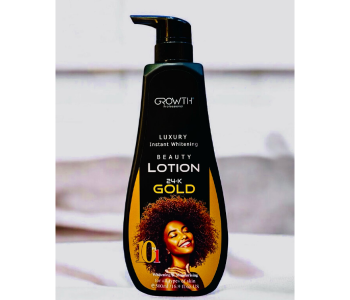 Growth 24K Gold Whitening Body Lotion 500ml | Moisturizing For All Skin Types in UAE