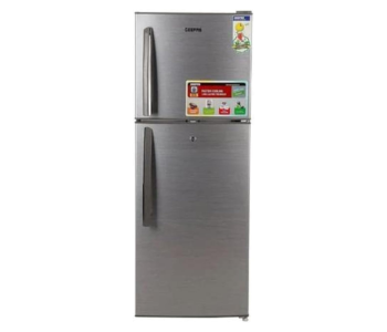 Geepas 168L Double Door Refrigerator GRF2202SXE – Direct Cool, Quick Cooling, Temp Control, Large Freezer, Energy Saving in KSA