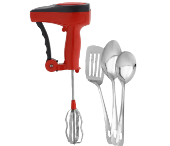 Delcasa DC2790 Hand Blender With 3pcs Serving Spoon – Manual Kitchen Blender For Mixing & Serving in KSA