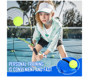 Tennis Trainer Tennis Trainer Set With Rebound Balls, Portable Tennis Equipment, Tennis Ball Practice Trainer, Tennis Trainer Ball With String For Children, Players, Beginners in UAE