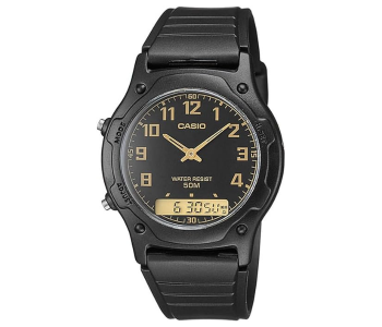 Men's Water Resistant Analog & Digital Watch AW-49H-1BVDF in UAE