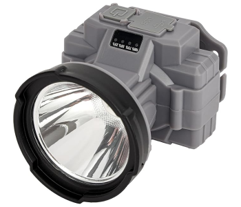 Geepas GHL51094 Rechargeable LED Headlamp, 3W – Strong & Low Light, Ideal For Camping, Hiking, Cycling, Grey in KSA