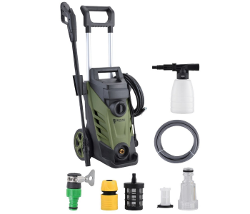 Pressure Washer 1800W, 150 Bar Max Pressure, Self-Priming, Total Stop System, Lightweight, Includes Foam Gun & Accessories, Compact Eco-Friendly Design SK201-18B in KSA
