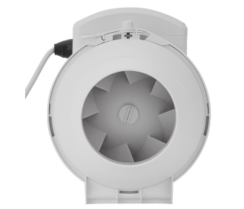 Geepas GF21191 4 In-Line Exhaust Fan, 2-Speed, 23W, Low Noise, Timer & 130CFM Airflow – White in KSA