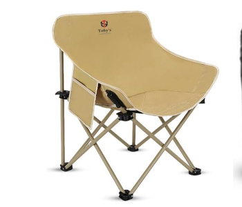 Tobys New Folding Camping Chair Support 330 LBS, Portable Wide Lawn Chairs With Side Pocket in UAE