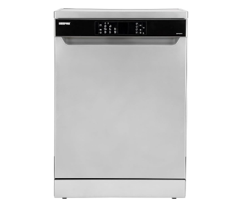 Geepas GDW1584SV Free Standing Dishwasher, 15 Place Settings, 8 Programs & Stainless Steel Tub in KSA