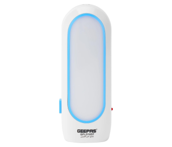 Geepas GFL51057 Rechargeable LED Flashlight, 2-in-1 With Sidelight & Headlight – 3.5H Runtime, White in KSA