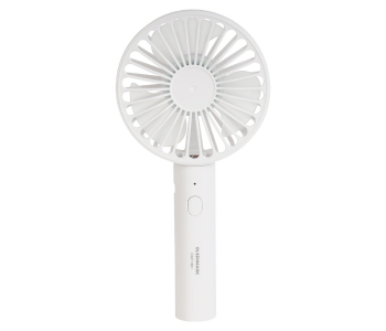 Olsenmark Rechargeable Portable Fan OMF1881 – 3 Speed, Foldable, Long Runtime, Handy Design, Indoor/Outdoor Use, White in KSA
