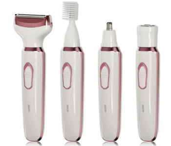 4 In 1 Hair Removal Kit Rechargeable Trimmer For Women Face Body Bikini Shaver Nose Hair Remover Smooth Skin in UAE