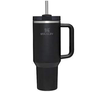 Stanley Quencher 1,18 L H2.0 Flowstate Stainless Steel Vacuum Insulated Tumbler With Lid And Straw Black Color in KSA