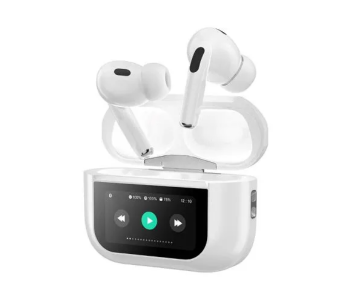 Wireless Earbuds With Smart Display Charging Case – Bluetooth 5.4, Noise Cancelling, Touch Control, Stereo Sound, In-Ear Headphones With Mic in KSA