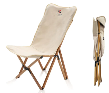Toby’s New Portable Butterfly Camping Chair Outdoor Folding Seat Solid Sketch Camping Chair Fishin in UAE