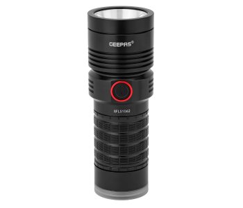 Geepas GFL51062 Waterproof LED Flashlight With Power Bank, 25W High Power, Type-C Charging & 24H Runtime in KSA