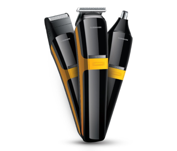 Olsenmark OMTR4114 3-in-1 Men’s Grooming Set – Foil Shaver, Nose Trimmer, T-Blade, 120min Use in KSA