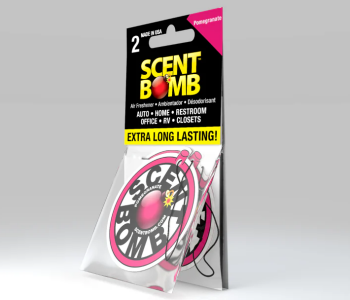 Scent Bomb Pomegranate Hanging Air Freshener – Long Lasting Car & Home Fragrance Made In USA in KSA
