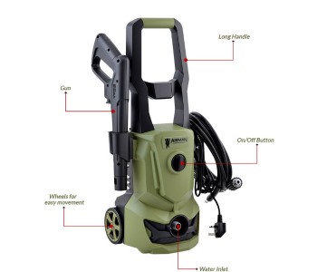 Airman High-Performance Pressure Washer With 125 Bar And 1600W Power Car Cleaner SK103-16H in KSA