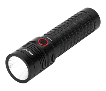 Geepas GFL51061 Rechargeable LED Flashlight – Hyper Bright Cool White Light, Portable High Beam Torch in KSA
