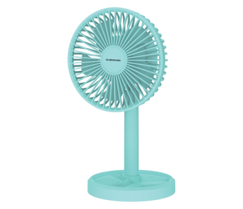 Olsenmark 6 Rechargeable Rotary Fan OMF1943 – 8H Runtime, 3 Speed Control, 3 Modes: Strong, Medium & Low in KSA