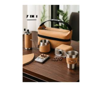 Specialty Coffee LEATHER BAG 7 IN 1 DLC-CM7324 in KSA