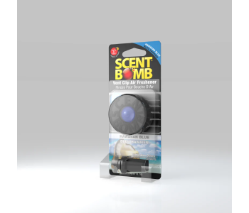 Scent Bomb Vent Clip Air Freshener – Hawaiian Blue | Long-Lasting Car Odor Eliminator in KSA
