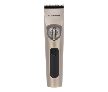 Olsenmark OMTR4102 Professional Hair & Beard Trimmer – Rechargeable, IPX6 Waterproof, Detachable Blades, LED in KSA