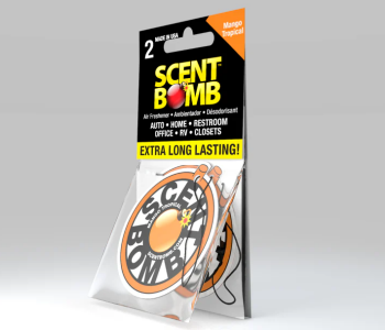 Scent Bomb Mango Tropical Hanging Air Freshener – Long Lasting Car & Home Fragrance USA in KSA