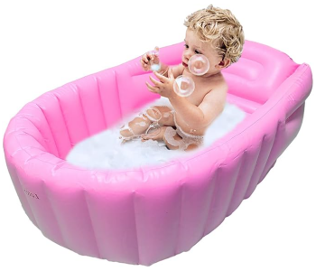 Inflatable Tub, Portable Tub, Non-Slip Tub, Tub Seat, Built-in Air Pump Foldable Shower Tray Travel Tub in UAE