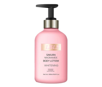 LBLS Sakura Body Lotion 500ml Niacinamide Cherry Whitening Brighten Moisturizing Nourish Dry Skin in UAE