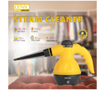 DENX 1200W Handheld Steam Cleaner – 350ml High-Pressure Steamer With 9 Accessories For Kitchen, Sofa, Car, Bathroom & Window Cleaning in UAE