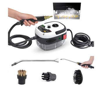 2500W Multifunctional High-Temperature High-Pressure Steam Cleaner, 10s Rapid Heating Portable Cleaning Tool For Car, Kitchen, Bathroom And Commercial Use, Various Nozzles, Large Capacity Water Tank in UAE