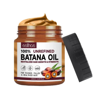 Batana Oil For Revitalized Hair Growth & Strength 100% Unrefined Thickens Fuller Healthier Hair, Organic Hair Treatment 120ml/4.05fl.oz in UAE