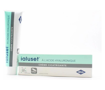 Ialuset Hyaluronic Acid Healing Cream 100g – Original IBSA Skincare For Wound Healing, Burns, Acne Scars & Hydration – Same Formula, New Packaging in UAE