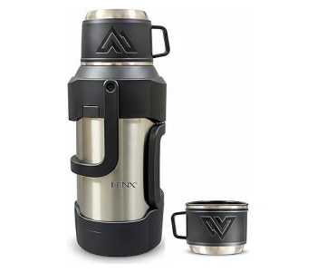 DENX Thermos Bottle 2L Stainless Steel, Large Capacity Vacuum Insulated Flask, Hot & Cold 24–48 Hours, Portable Travel Water Bottle, Office, School, Camping, Outdoor Use, DX4605 in UAE