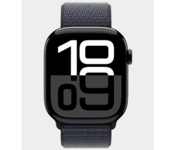 Apple Watch Series 10 GPS + Cellular 42mm Jet Black Aluminum Case With Ink Sport Loop in UAE